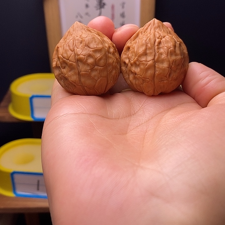 文玩核桃把件龟甲纹