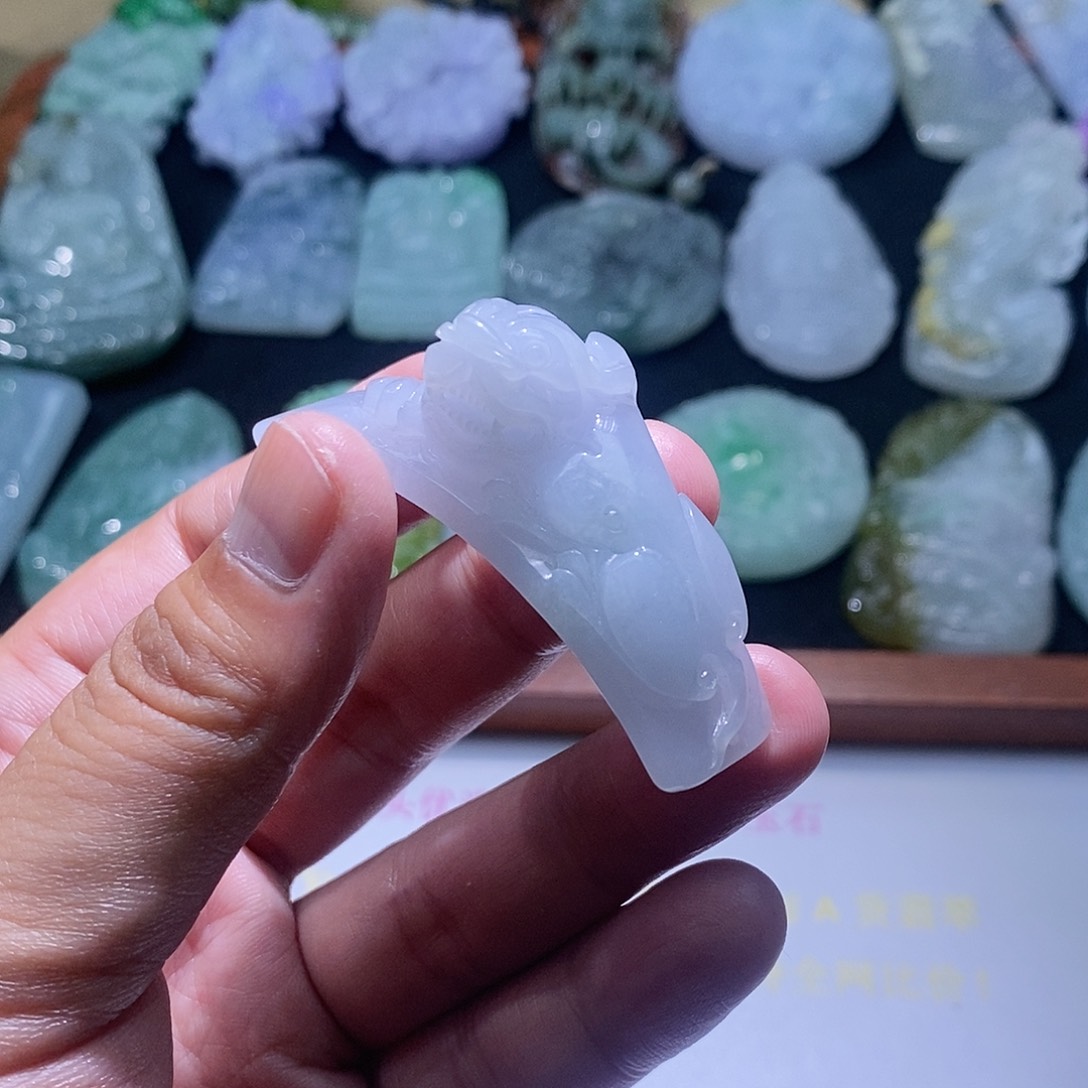 【闪购商品】翡翠颈饰未镶嵌貔貅