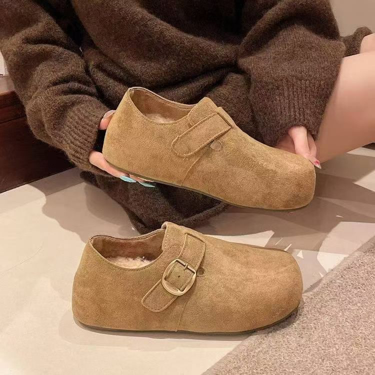 兰诗雨新款8106加绒全包勃肯鞋秋冬棉鞋加厚冬季女款官宣