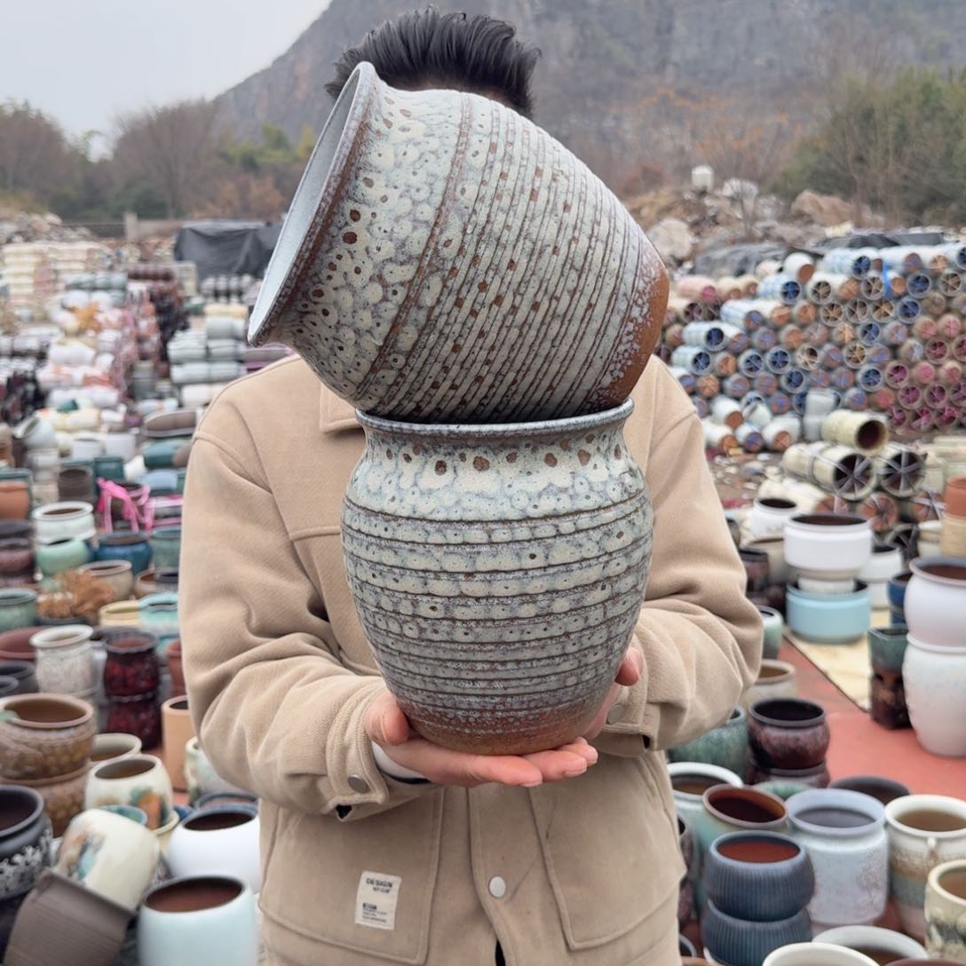 紫砂花盆口17高22（A01两个