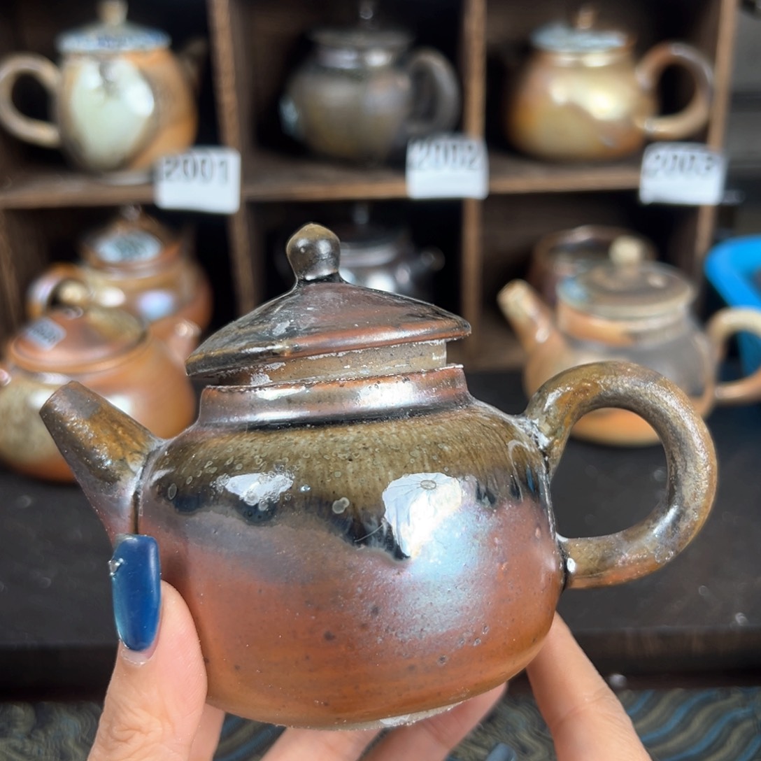 杯柴烧茶器细陶壶