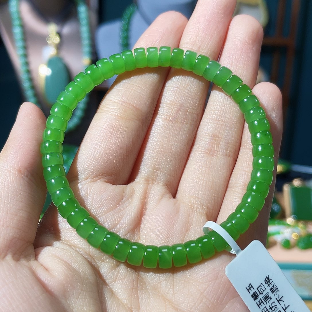 和田玉（碧玉）手串未镶嵌