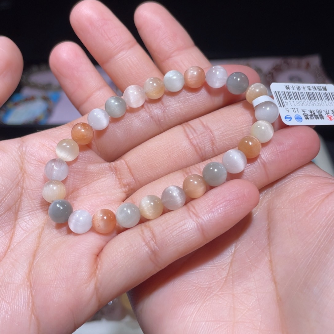 水晶手链未镶嵌8号多样性发货一Y 7+