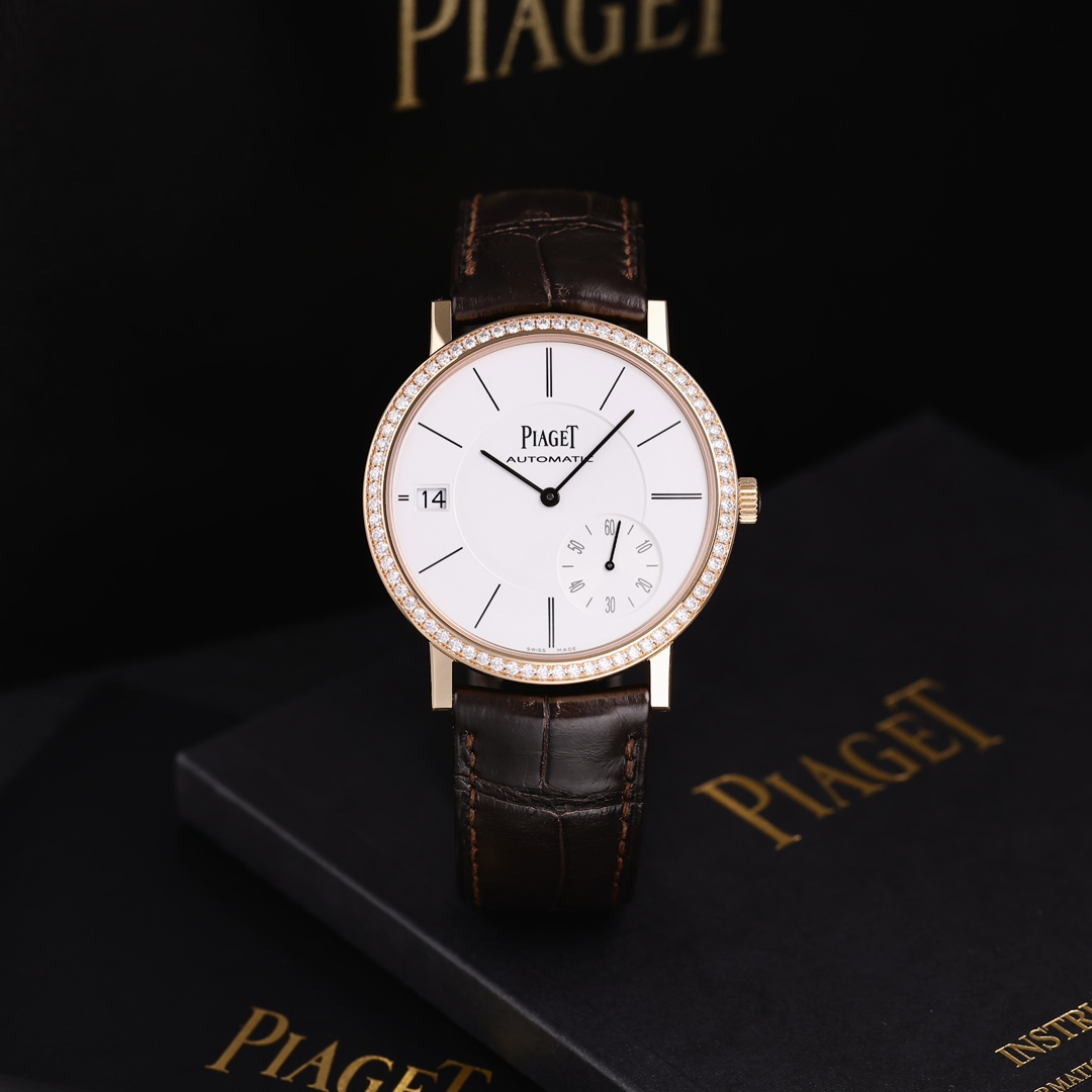 99新 Piaget/伯爵 G0A38139 原钻 日历小秒显示 2025年5月保卡