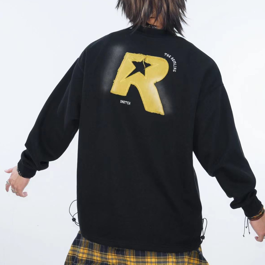 适用长袖秋季常规T恤冬季加厚秋冬休闲圆领