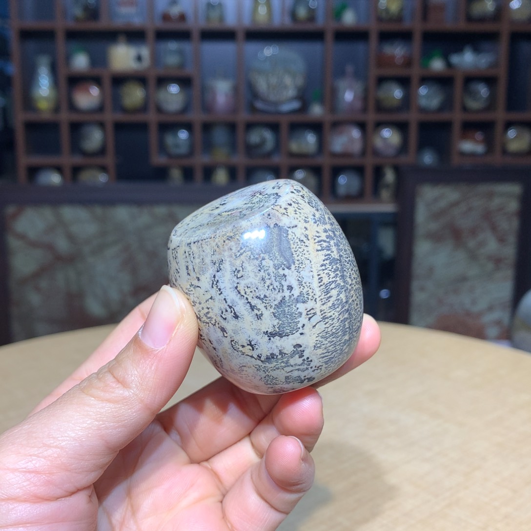 紫砂广西国画石摆件，收藏观赏