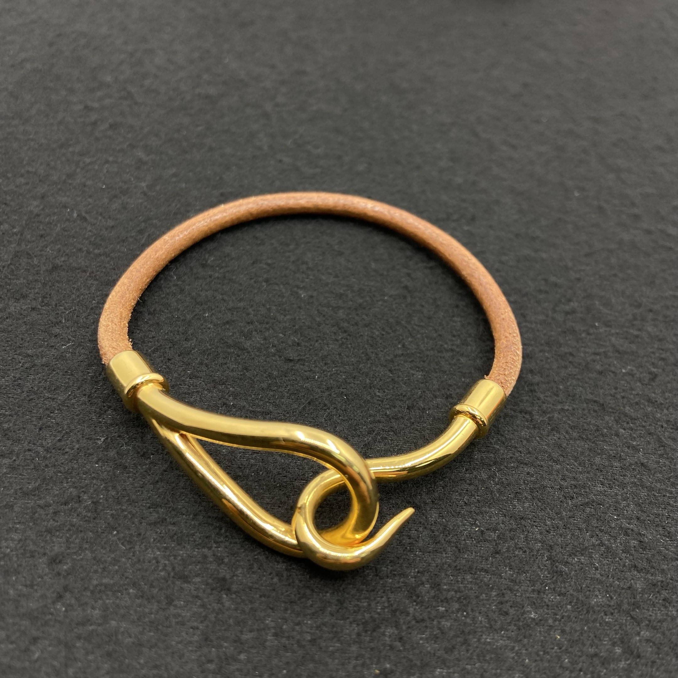 铜合金亚克力手链 【Liz璇子中古】皮绳手链H48031无鉴赏期