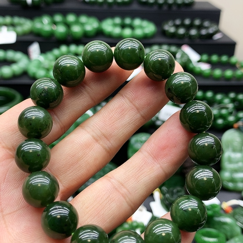 【闪购商品】和田玉（碧玉）手链未镶嵌