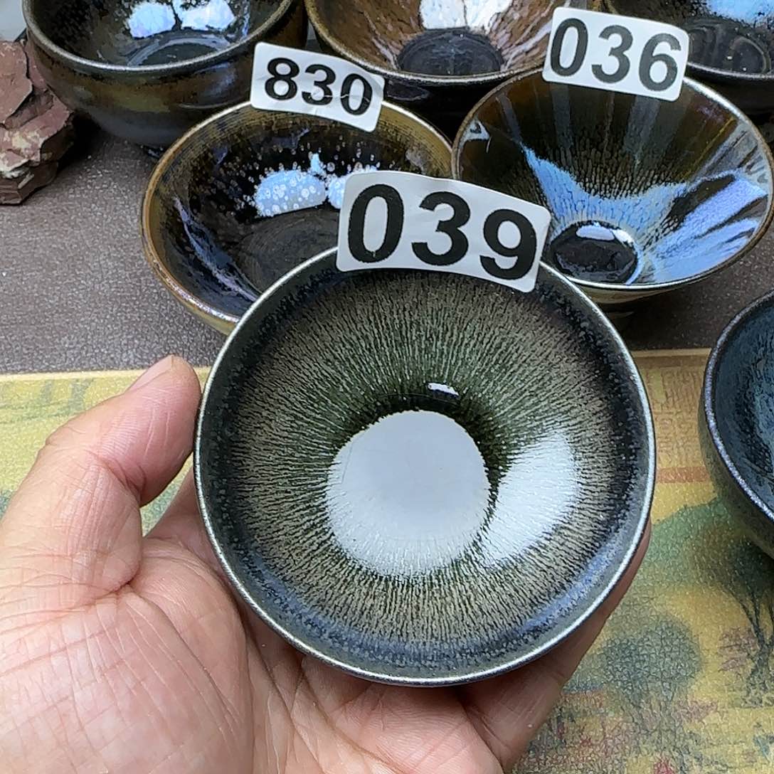 茶盏建盏杯主人杯龙窑柴烧