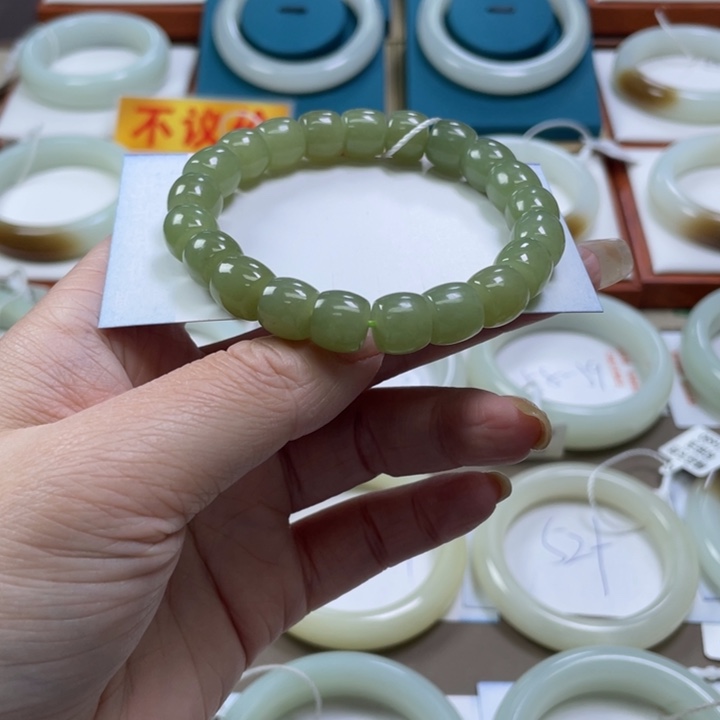 和田玉手串未镶嵌