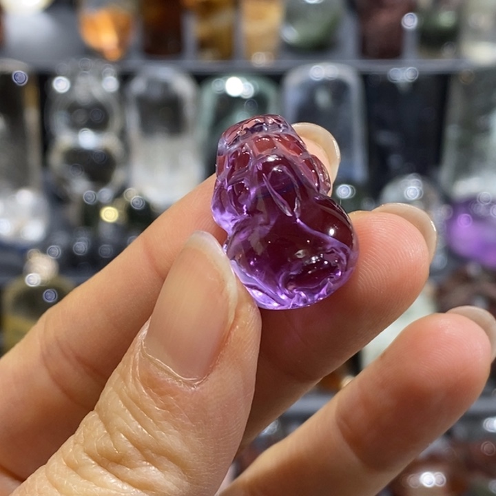 未镶嵌水晶颈饰紫水晶貔貅