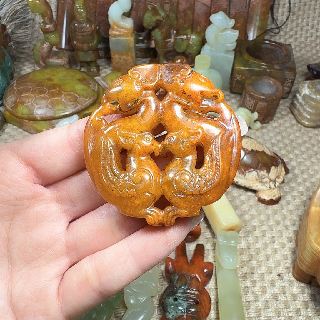白玉菩提吊坠挂件