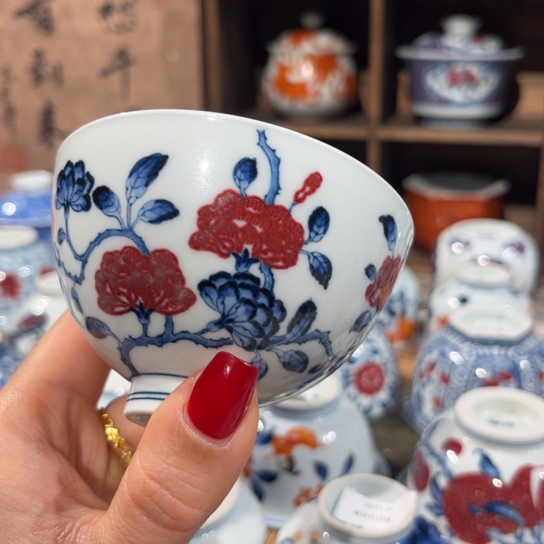 杯子陶景德镇陶瓷主人杯