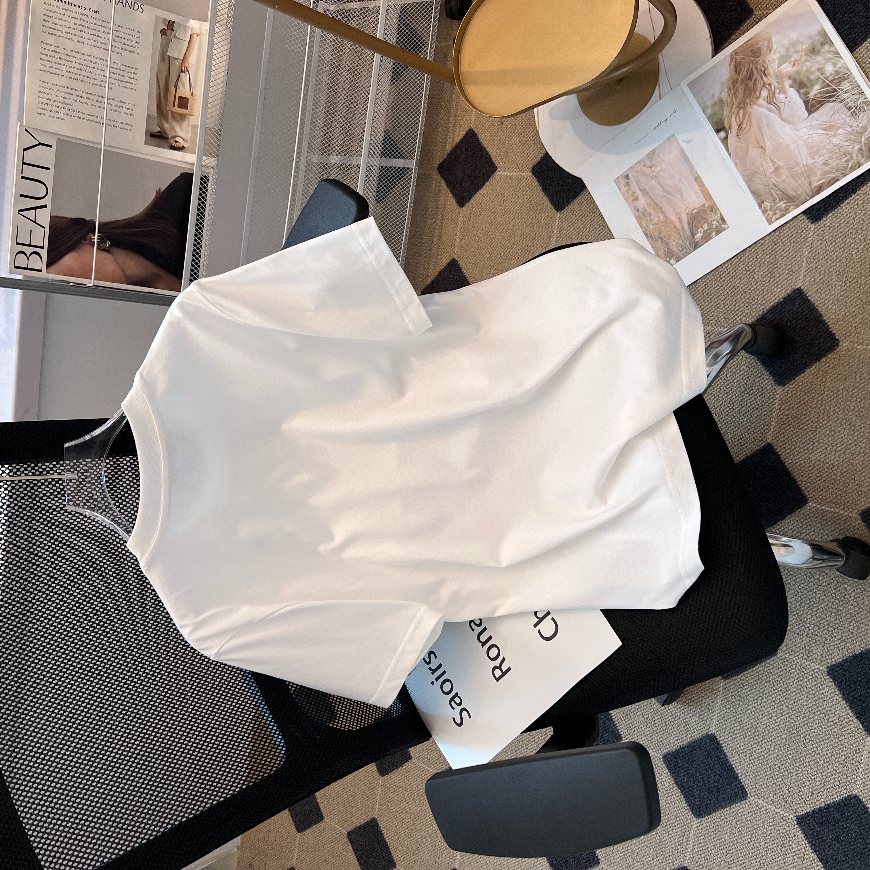 【300-350】2025宽松经典男女同款休闲短袖