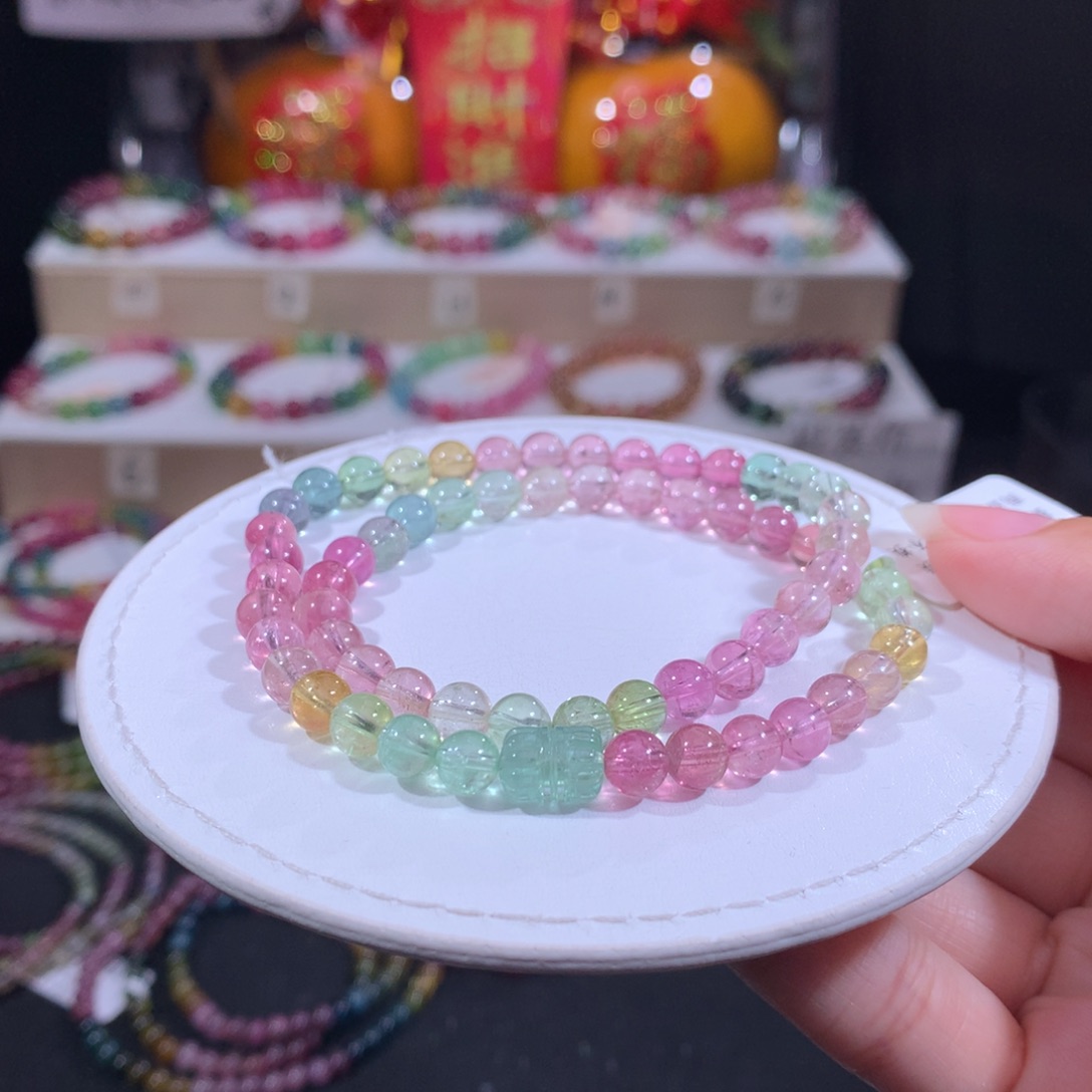 碧玺手链未镶嵌碧玺