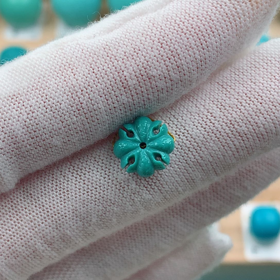 绿松石未镶嵌配饰9.7