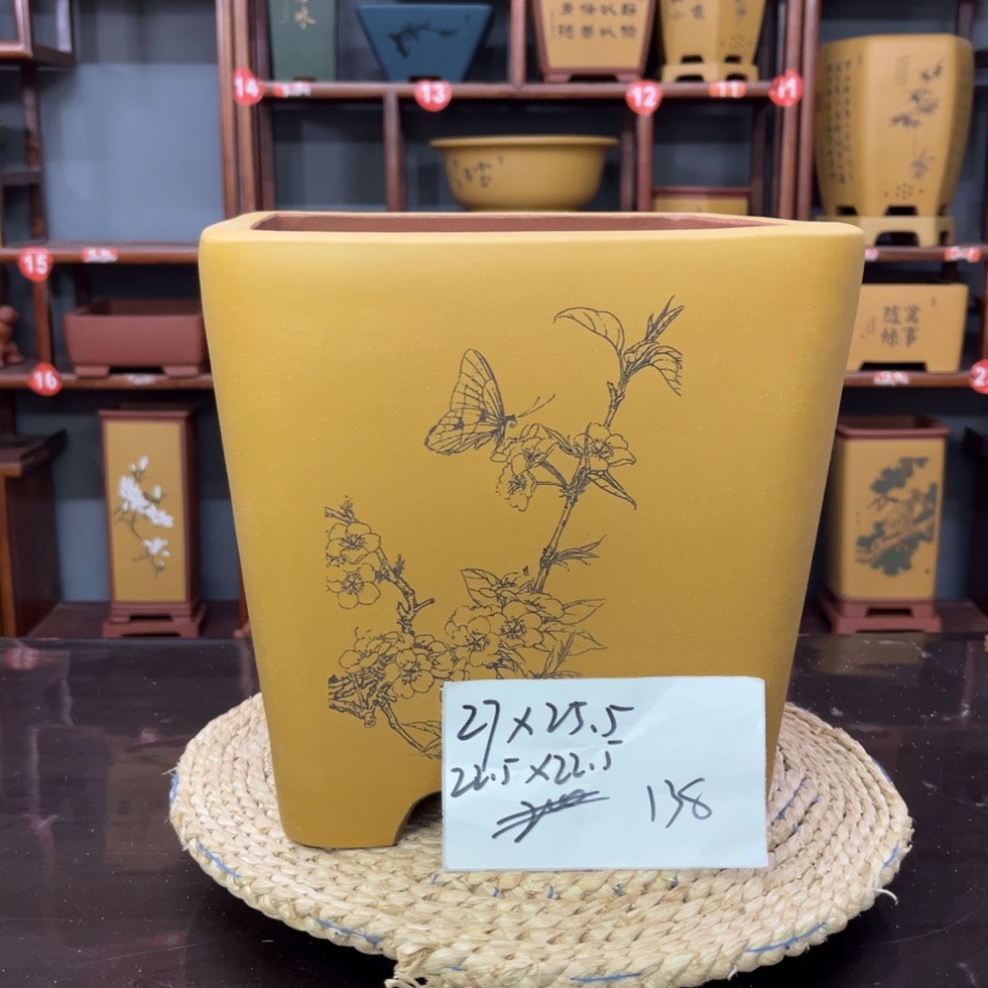 紫砂花盆紫砂花盆