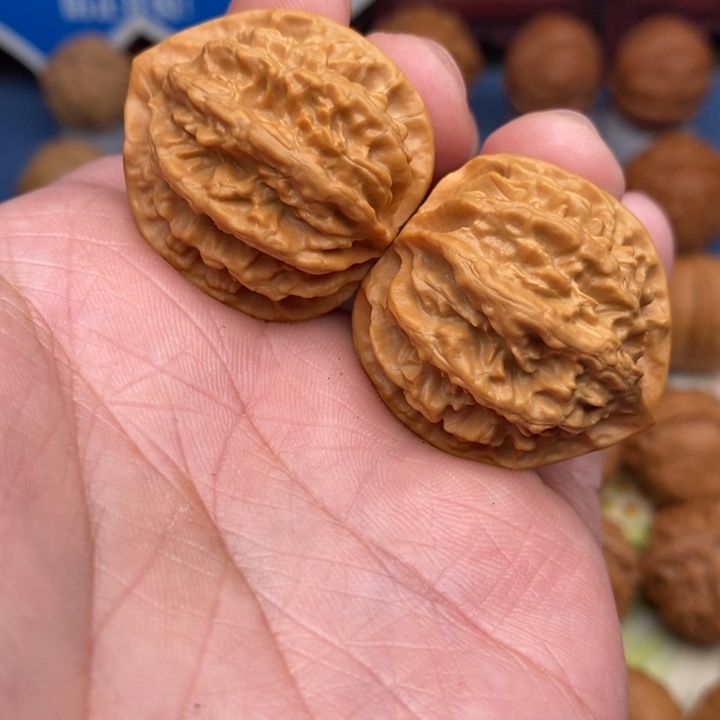 文玩核桃把件九龙筋