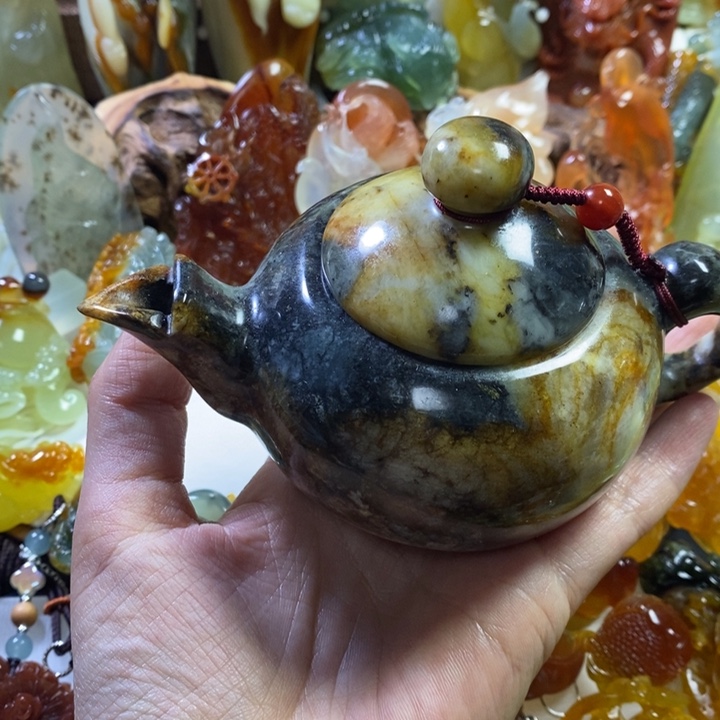 蛇纹石玉未镶嵌颈饰用****1