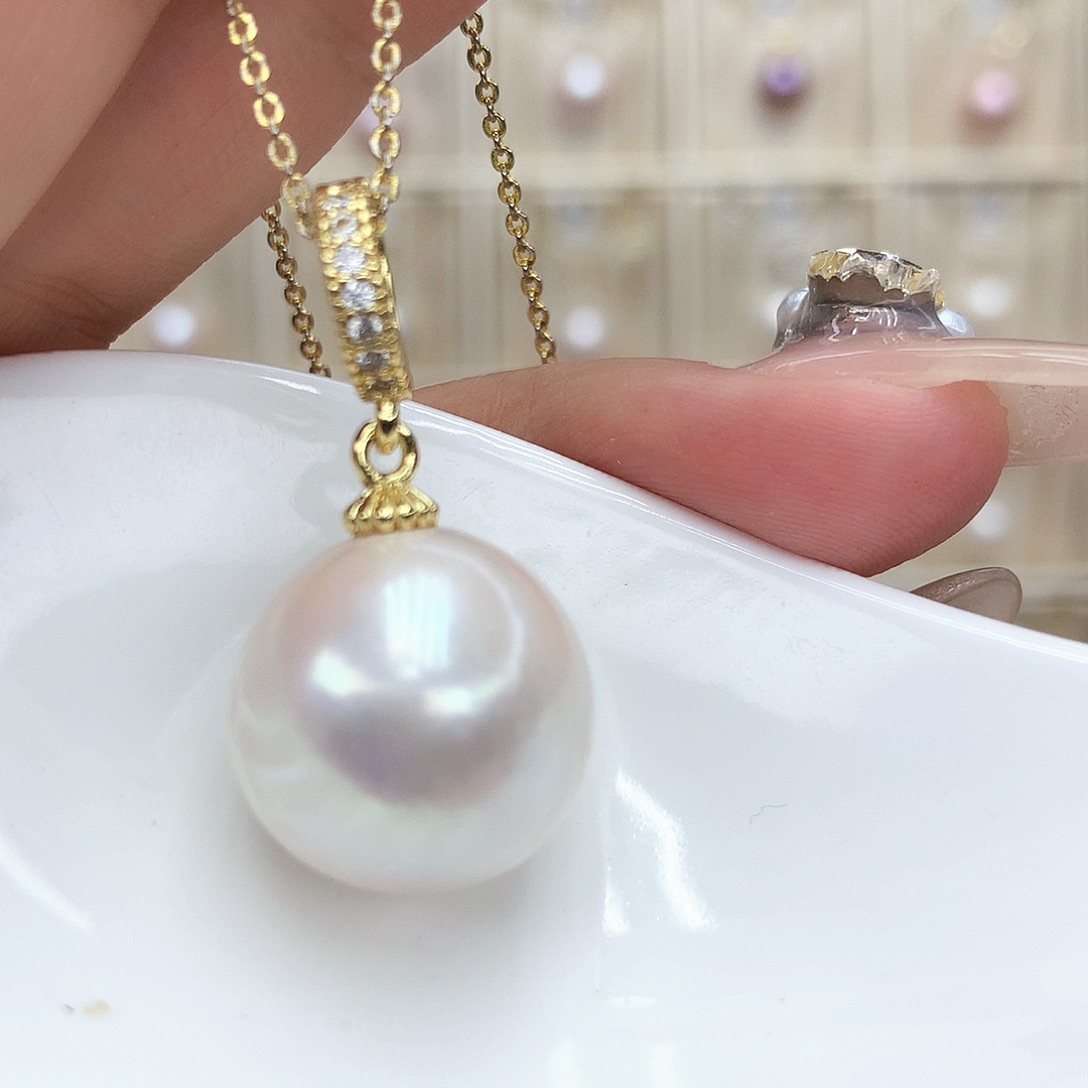 淡水珍珠合金颈饰