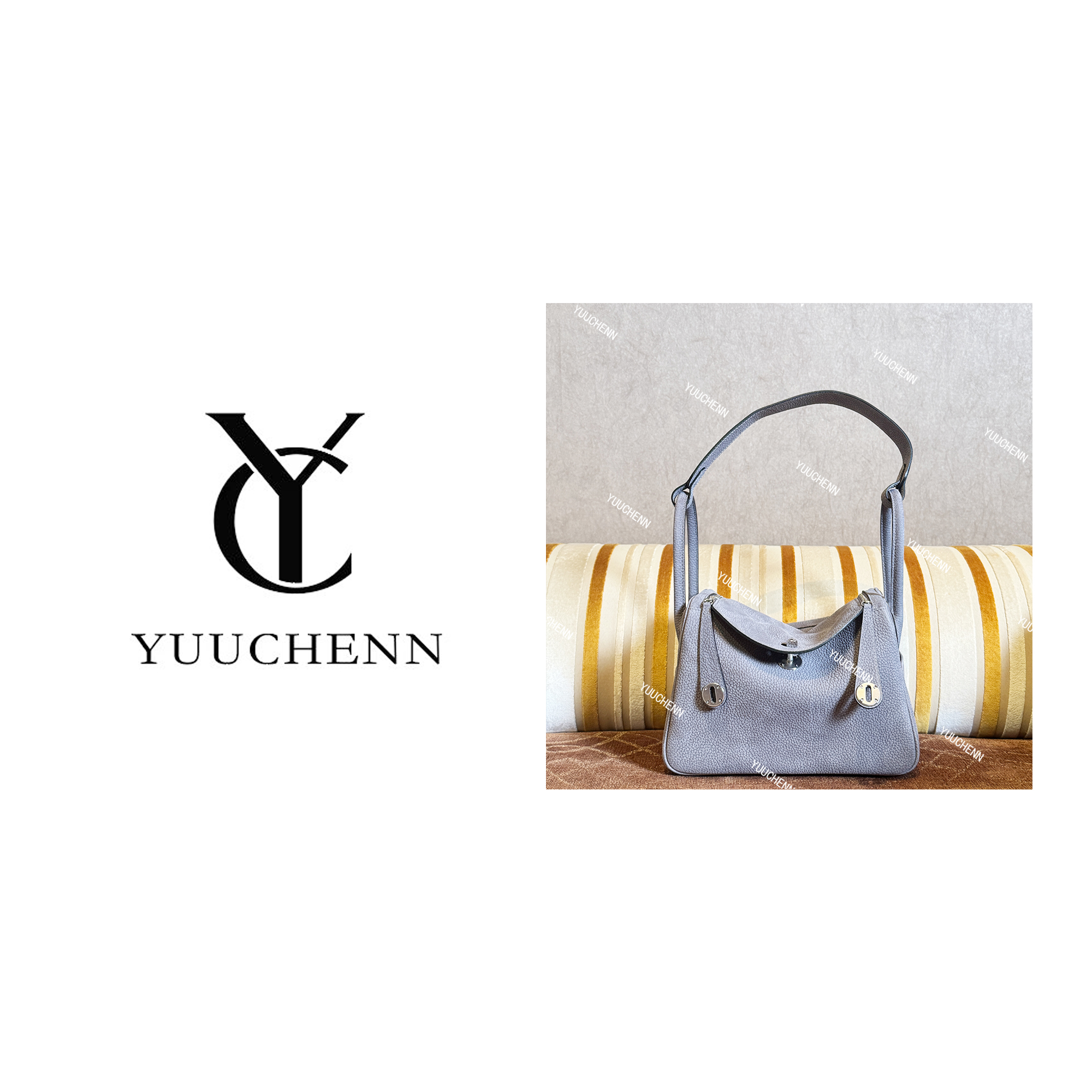 YUUCHENN/26cm原创设计高定真皮包 HH8093