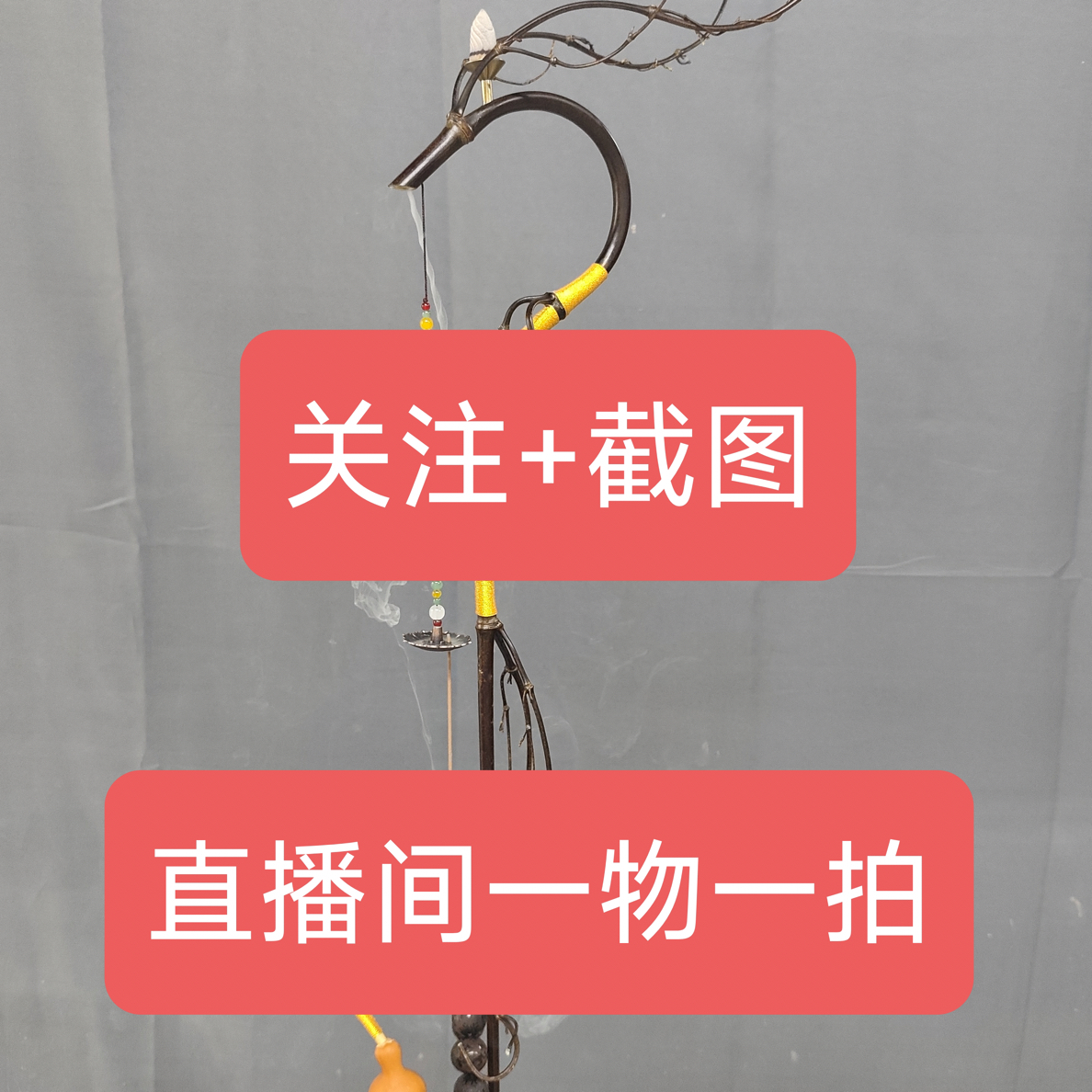 直播间龙挂香一物一拍