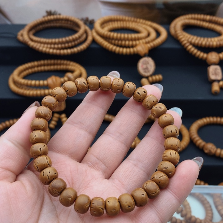 福***禄桃核把件桃核单圈微瑕不退不换