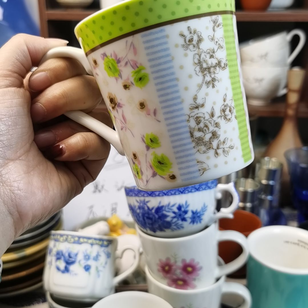 紫砂茶案陶瓷杯子碟子碗静