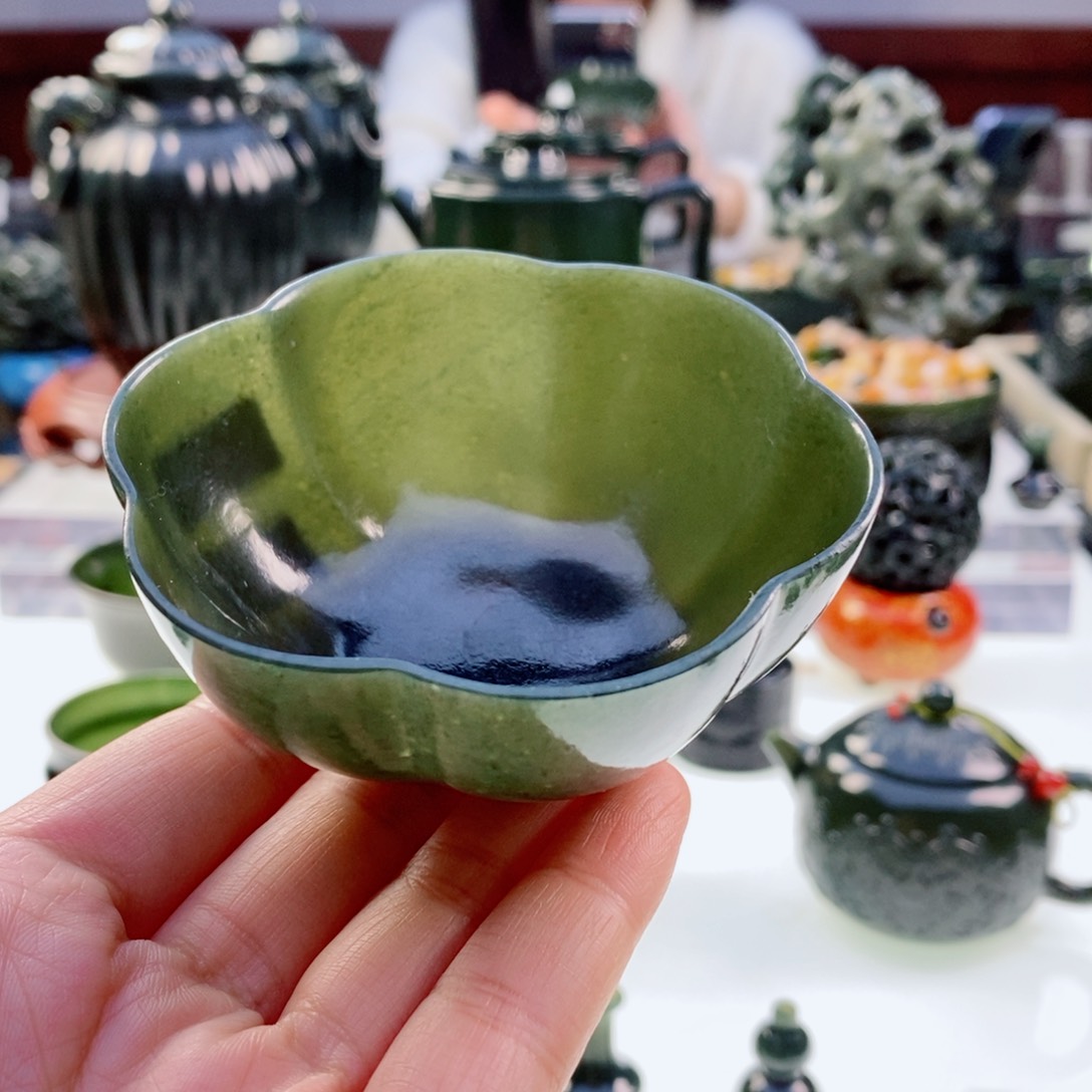 和田玉（青玉）挂件未镶嵌