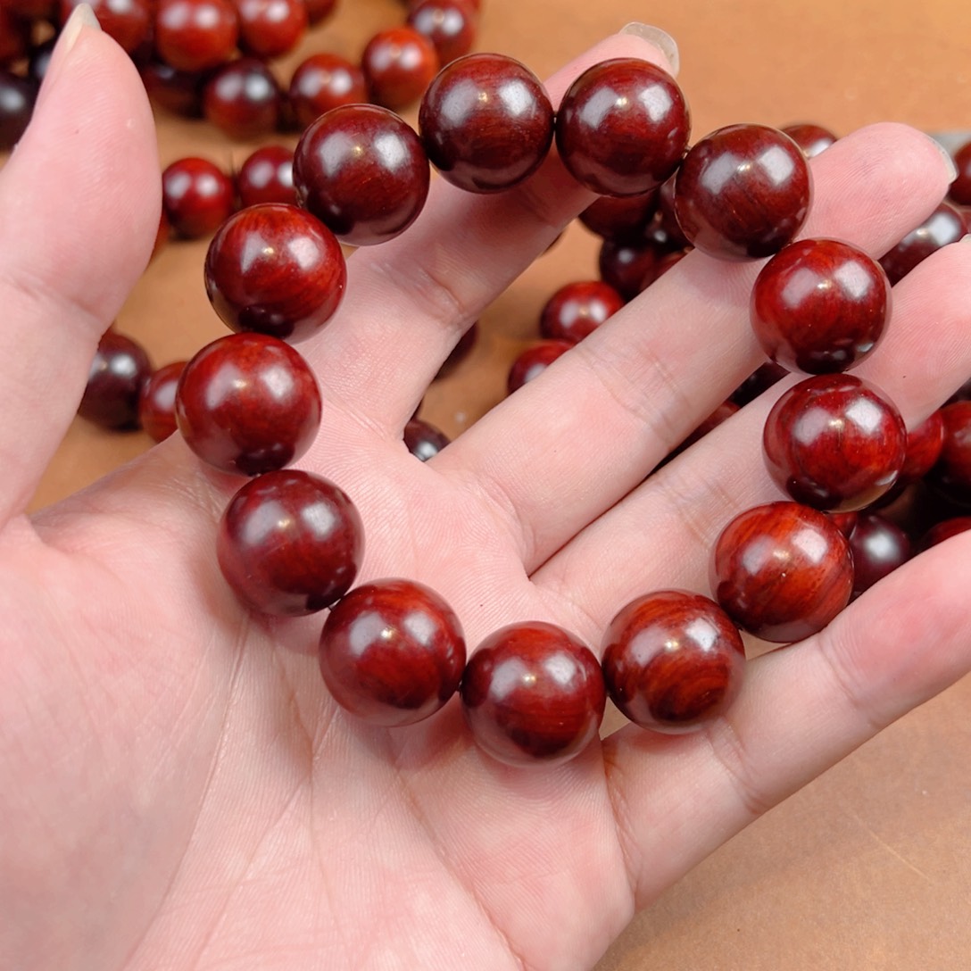 小叶紫檀手串/手链18泥料水波带星