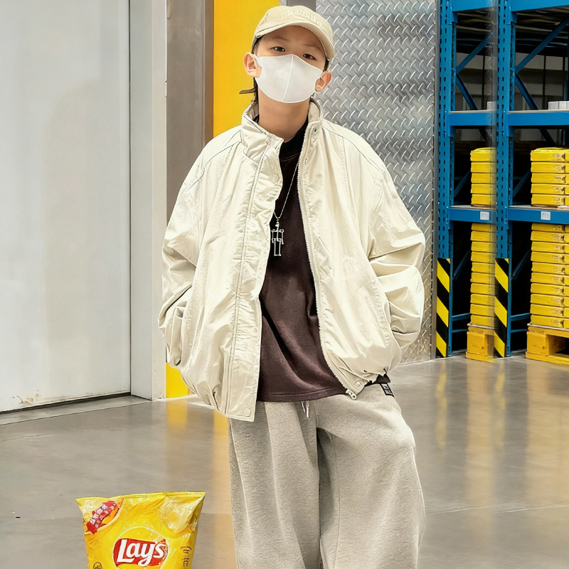 5516冬季男童加绒夹棉韩版外套