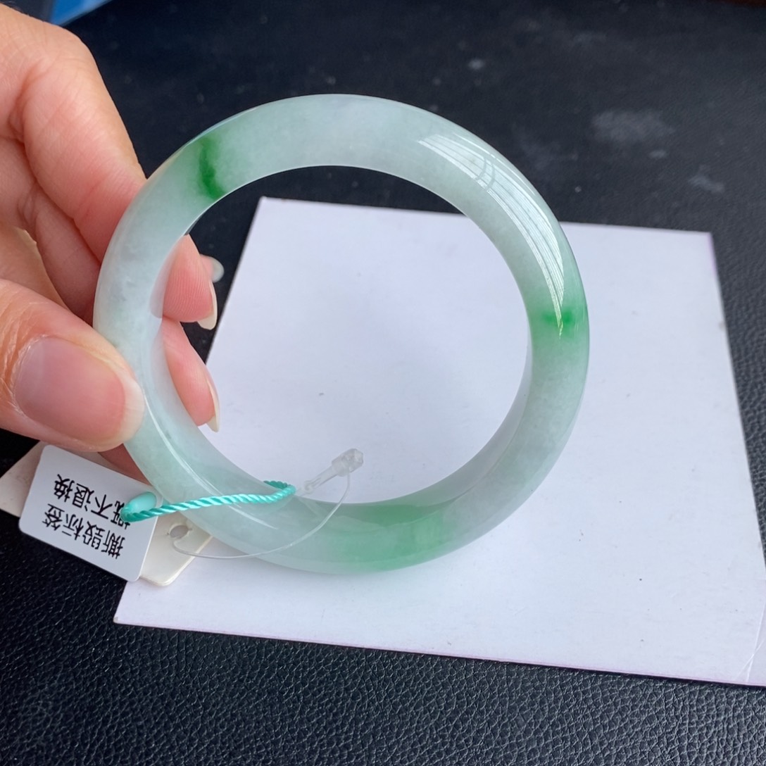 未镶嵌手镯翡翠55正圈