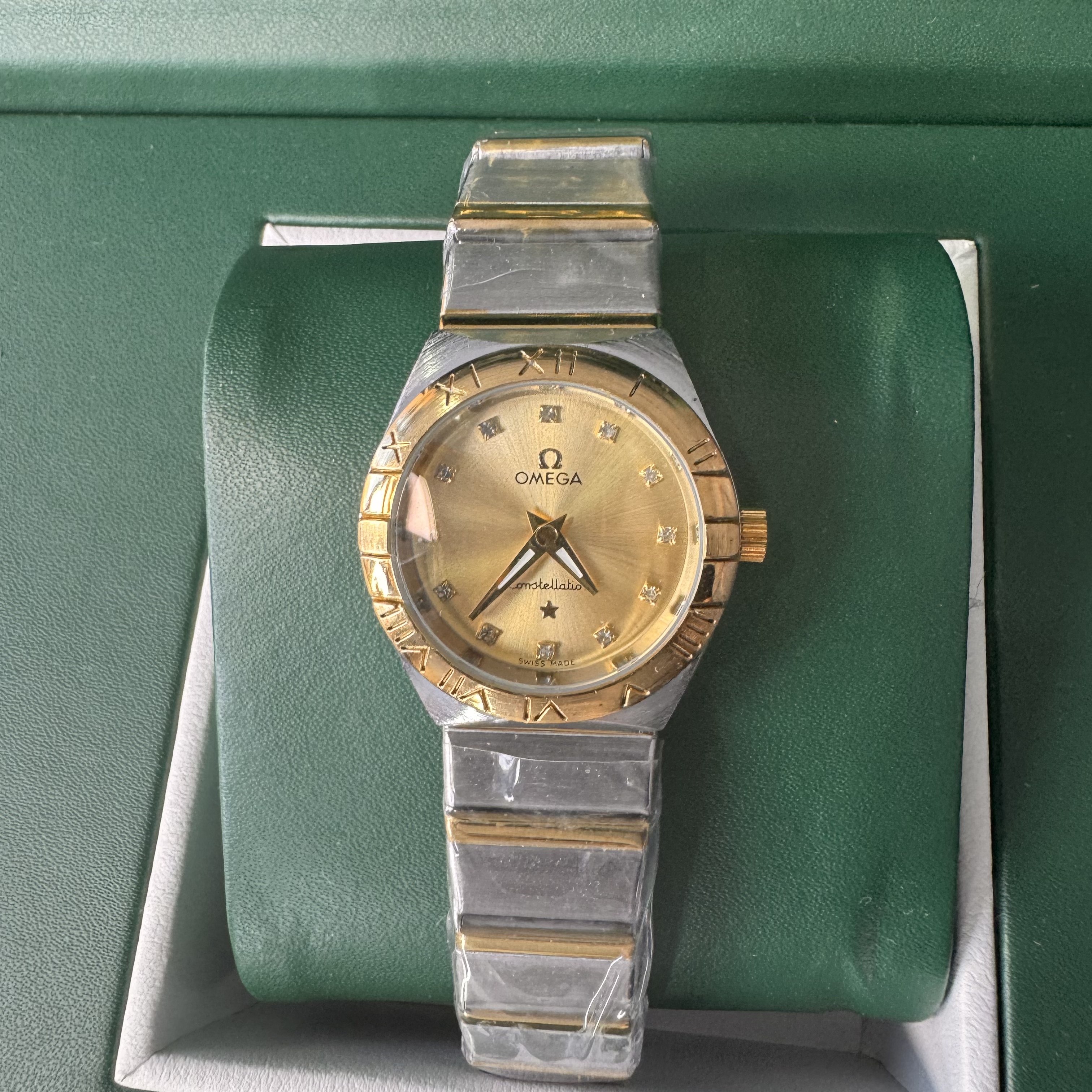 99新 Omega/欧米茄 星座女款时尚防水轻奢经典/全自动机械/间金