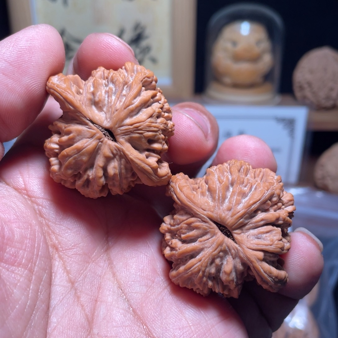 周***胖文玩核桃把件汉高虎40尺