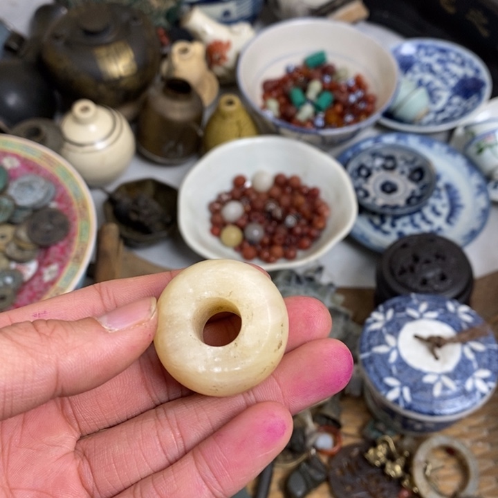 花***仔工艺品 珠子 摆件 微瑕