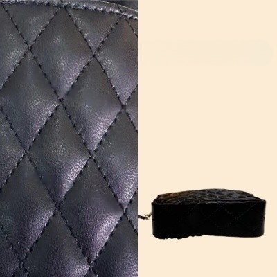 (全新未使用）黑色皮皮化妆包！A153!带礼盒！化妆包！