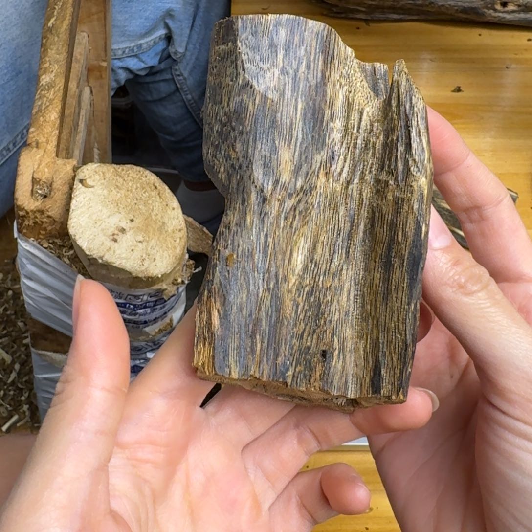 沉香沉香碎屑紫棋品种块料55克