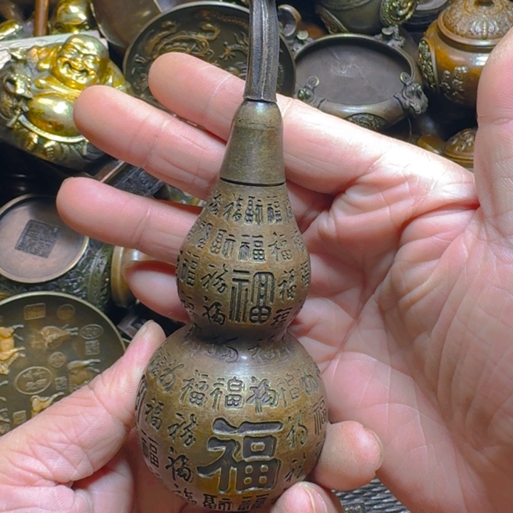 铜器摆件收收藏藏