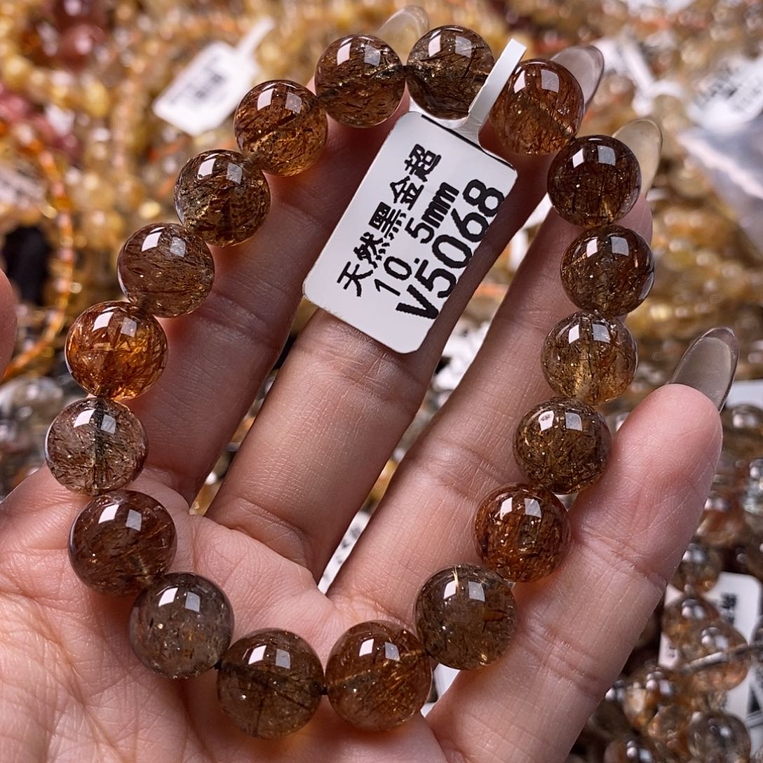 未镶嵌水晶手链水