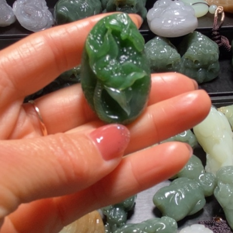 未镶嵌和田玉（糖玉）珠宝奇石