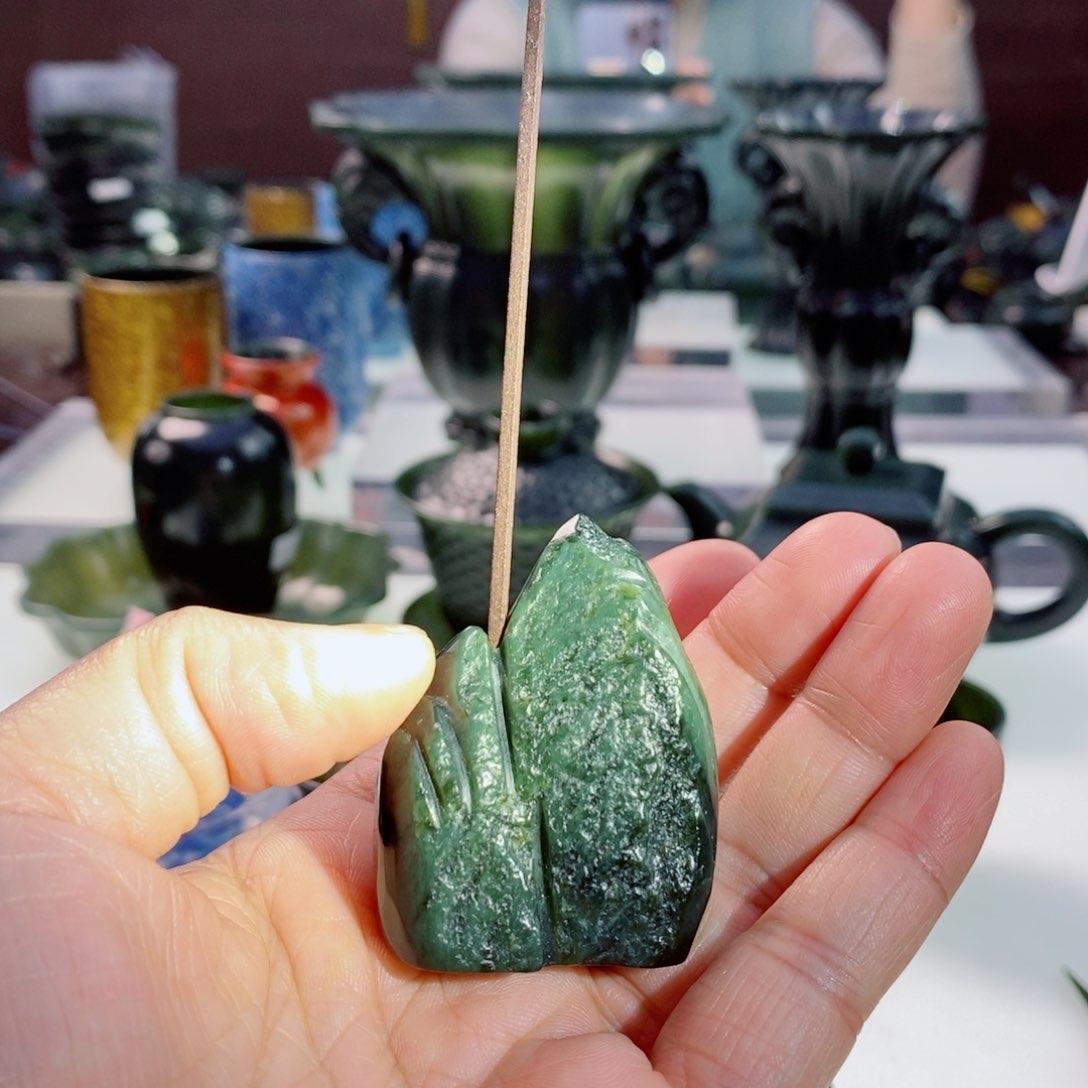 和田玉（青玉）摆件未镶嵌