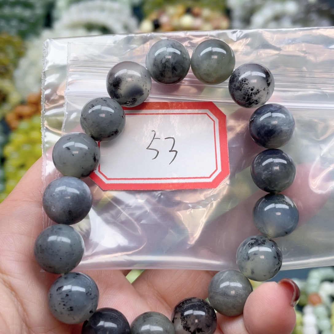 未镶嵌蛇纹石玉手串