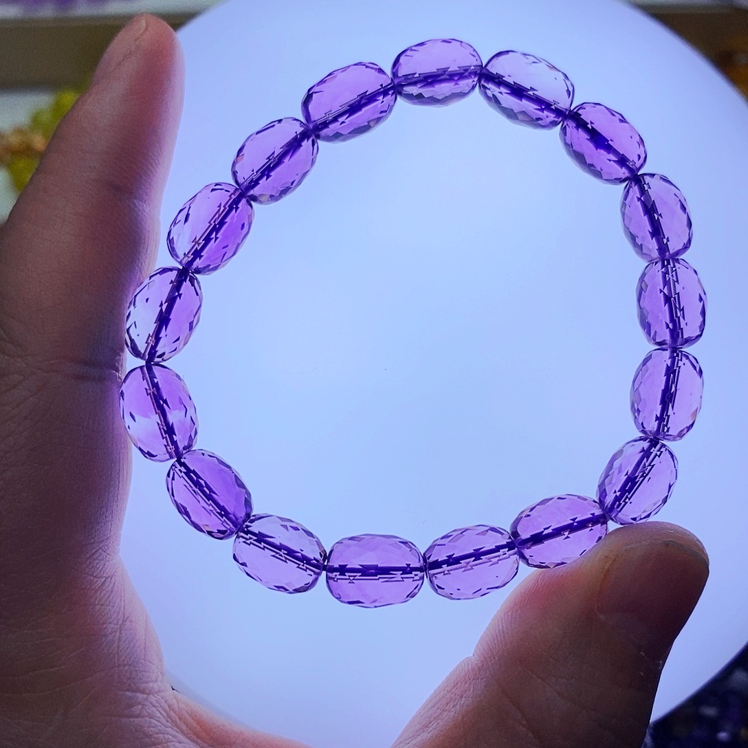 g***精水晶手串未镶嵌天然