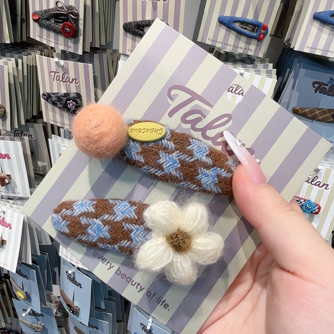 布艺铁合金发饰发夹