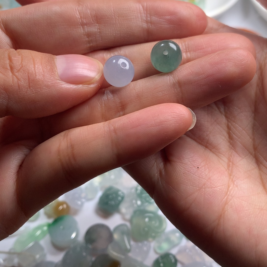 【闪购商品】翡翠散珠汤***?翡翠珠子2颗分8单付