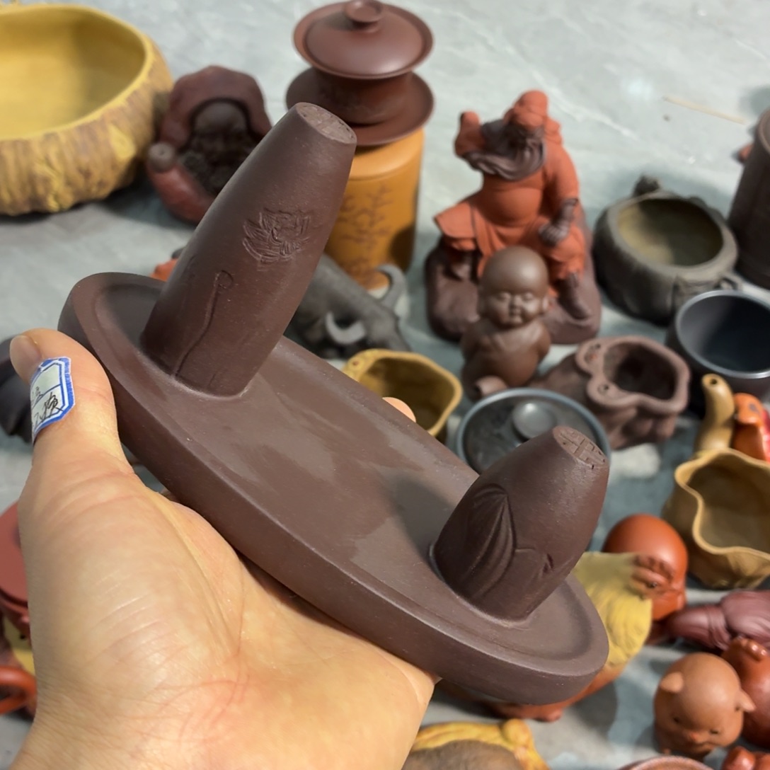 紫砂茶杯瑕疵不退不换介意勿拍