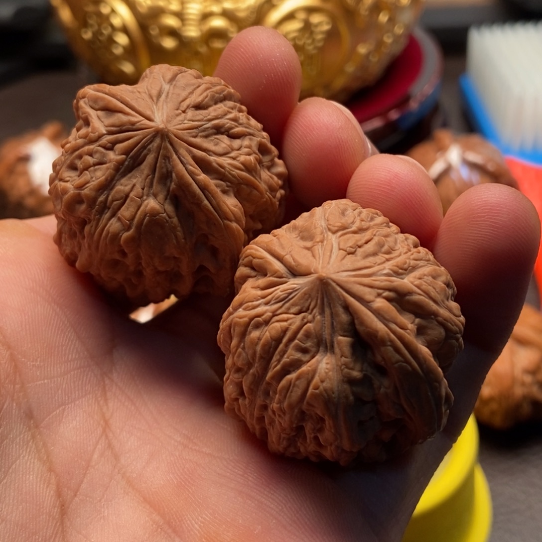 吊坠文玩核桃平谷凹底