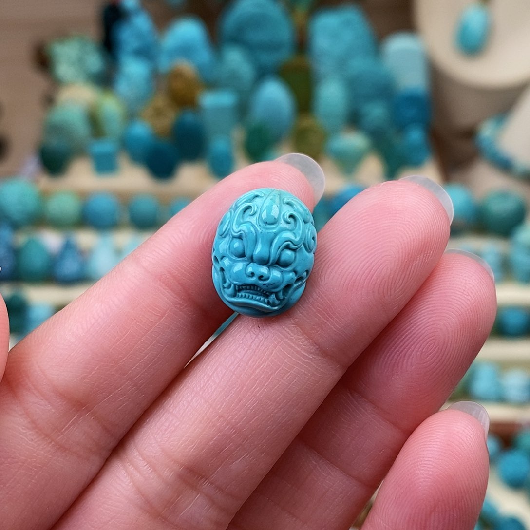 绿松石珠宝奇石未镶嵌