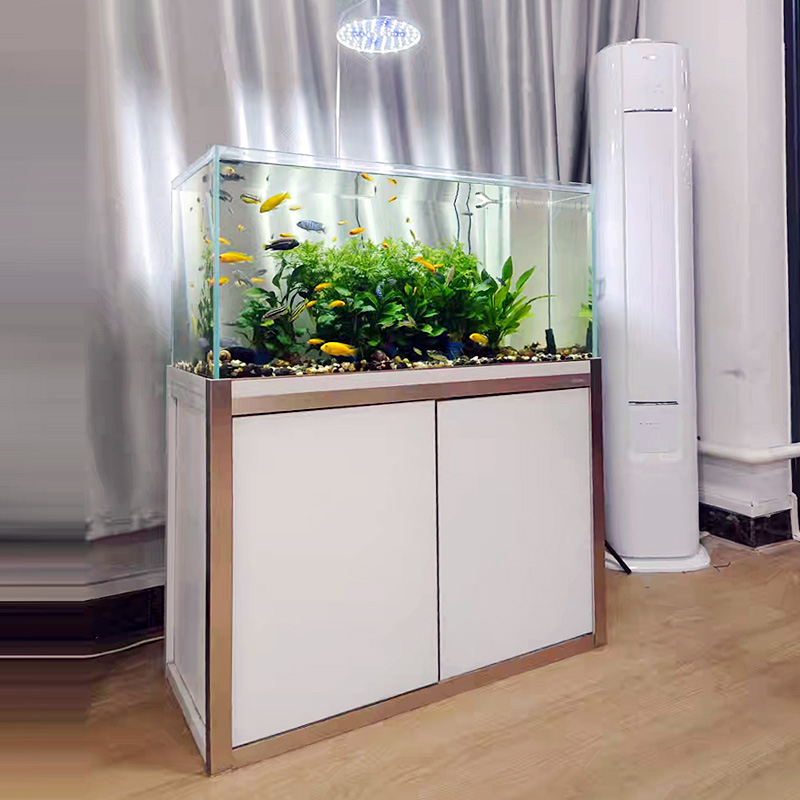 西龙水草缸超白玻璃植物生态造景缸兰寿鱼缸客厅小型底过滤水族箱