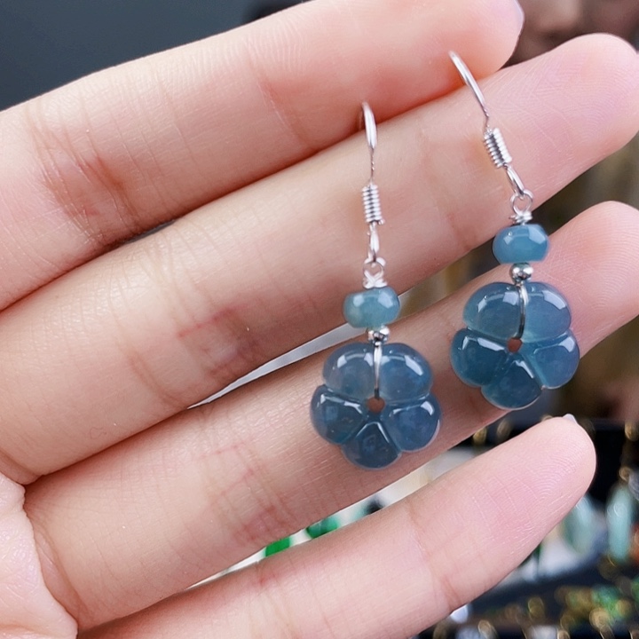 翡翠耳饰未镶嵌饰品